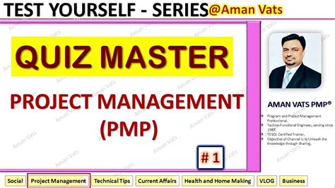 Quiz 1 Questions Answers For Pmp Aspirants Project Management