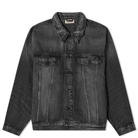 Fear Of God ESSENTIALS Denim Jacket In Black For Men Lyst