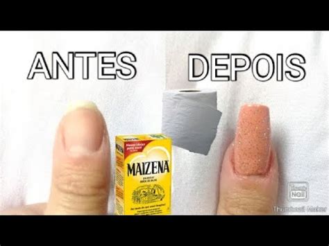 UNHAS DE MAIZENA E PAPEL HIGIÊNICO PASSO A PASSO YouTube