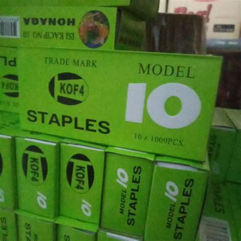 Jual Isi Staples Kofa No 10 1Kotak Besar Isi 10 Kotak Kecil Shopee