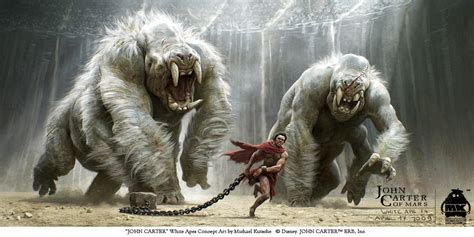 Michael Kutsche John Carter White Apes Key Frame