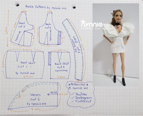 Nynnie Me On Instagram Patterns For Barbie Butterfly Dress By