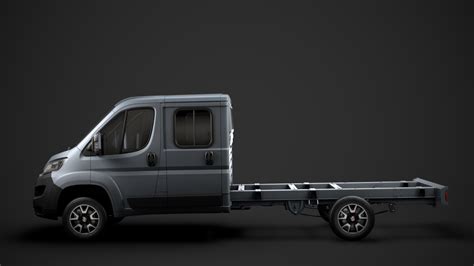 Fiat Ducato Chassis Truck Crew Cab 4035xl Wb 2019 Modelo 3d 129 Xsi Ma Obj Max Lwo Fbx