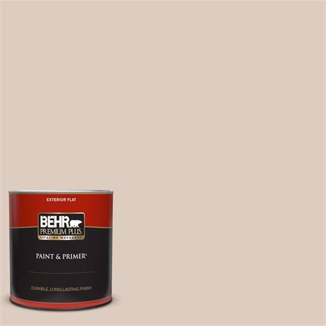 Behr Premium Plus Qt N Stonewashed Brown Flat Exterior Paint