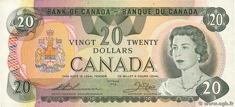 20 Dollars Serial On Reverse Canada Numista