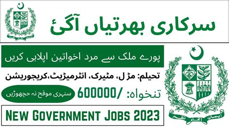 Latest Govt Jobs 2023 New Jobs 2023 Government Govt Jobs Today New