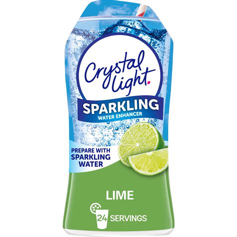 Crystal Light Lime Naturally Flavored Sparkling Water Enhancer Drink