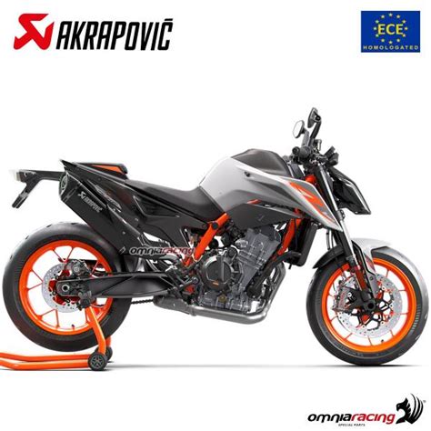 Akrapovic Exhaust Euro5 Approved Black Titanium For Ktm 890 Duke