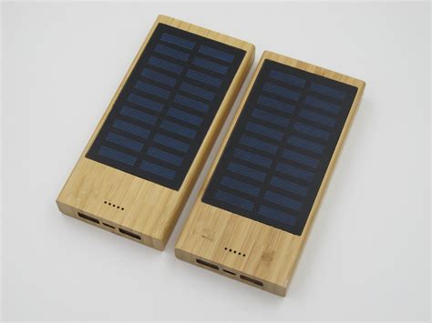 Mah Mah Solar Bamboo Power Bank China Power Bank Portable