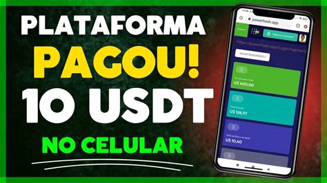 Plataforma Usdt Pagando No Celular Saiba Como Ganhar Usdt No