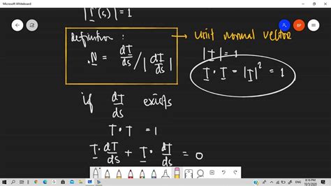 Unit Tangent And Normal Vector Curvature Youtube