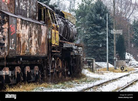Rusty Abandoned Steam Engine Locomotive Hi Res Stock Photography And