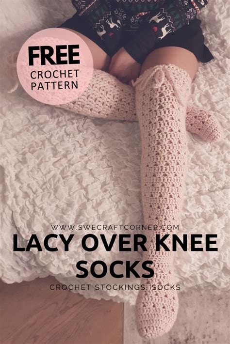 Free Crochet Pattern Over Knee Socks Swecraftcorner