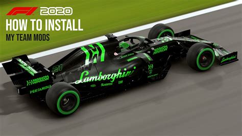 How To Install My Mods For F1 2020 My Team Mode YouTube