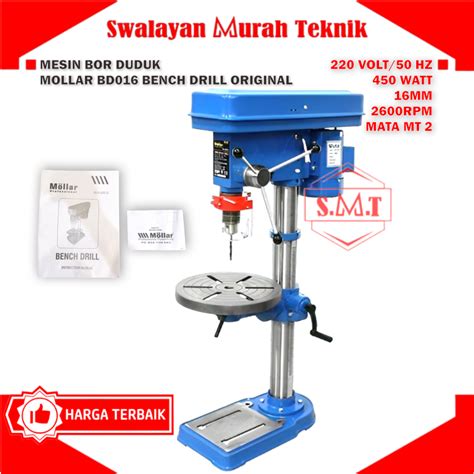 Jual Mesin Bor Duduk Mm Mollar Bd Bench Drill Mm Original