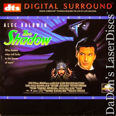 The Shadow Laserdisc Rare Laserdiscs Dts Digital Suround Sound