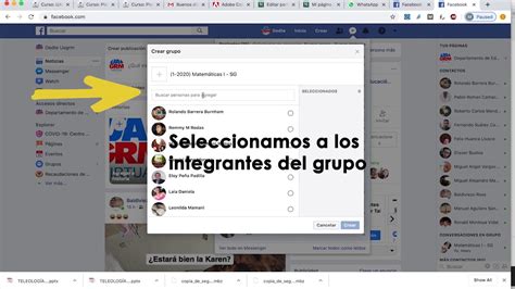 Cómo crear un grupo de Facebook Messenger YouTube