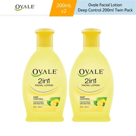 Ovale Facial Lotion Deep Control 200ml Twin Pack Lazada Indonesia