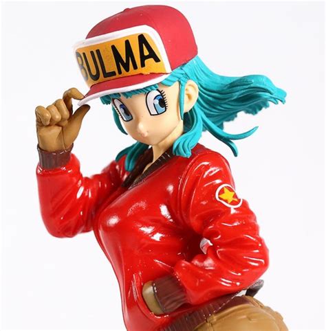 Anime Dragon Ball Z GLITTER GLAMOURS Bulma 2 Scultures BIG PVC Action