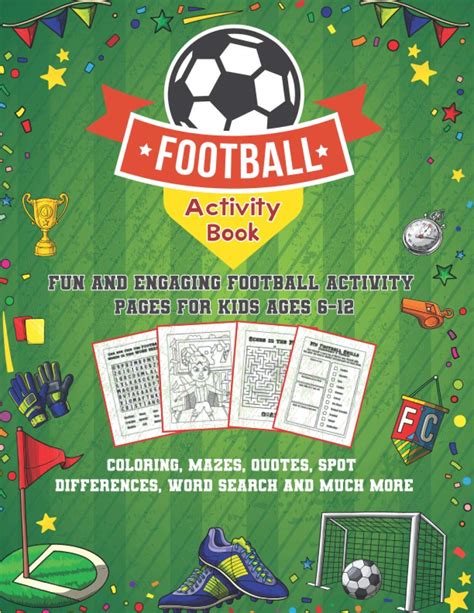 Buy Football Activity Book Fun And Engaging Football Activity Pages