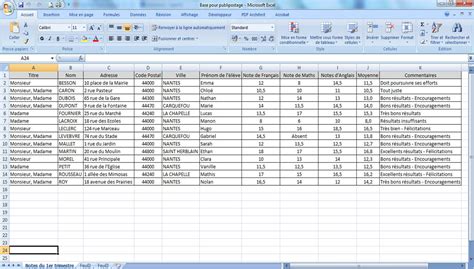 Créer Une Base De Données Excel Pdf