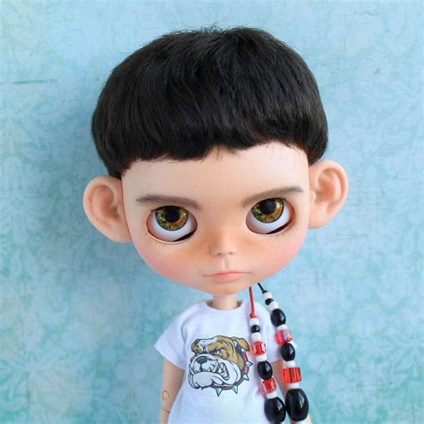 Andy Is Custom Blythe Boy Ooak Blythe Tbl Blythe Etsy Blythe Dolls Blythe Dolls