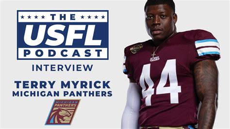 Talking With Terry Myrick Michigan Panthers USFL Podcast Interview