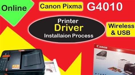 Canon Pixma G4010 Printer Online Driver Installation Process Canon