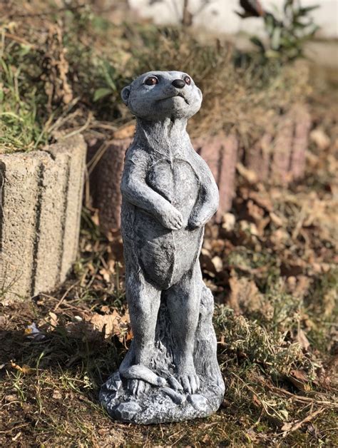 Steinfigur Erdm Nnchen Stehend Gartenfigur Steinfiguren Wetterfest