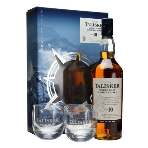 Whiskey Single Malt Talisker 10 YO 0 7l 45 8 Cu 2 Pahare EMAG Ro