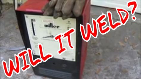 Checking Out An Old Miller 225 Arcstick Welder Youtube