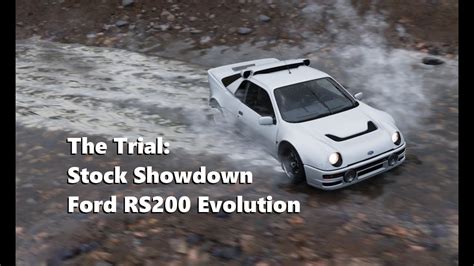 The Trial Stock Showdown Ford Rs Evolution Festival Playlist