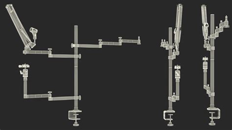 Boom Arm Ulanzi Flexible Desk Mount Clamp Stand 3d Model 34 3ds