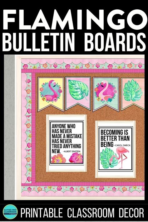 Flamingo Classroom Decor Bundle Easy Back To School Setup On A Budget Printable Editable