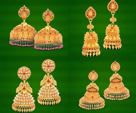 GRT Jewellers Earrings Collection - South India Jewels