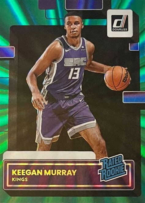 Keegan Murray Donruss Holo Green Laser Raw Price Guide