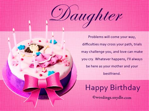 25 Best Birthday Wishes to A Daughter From Her Mother - Home, Family ...