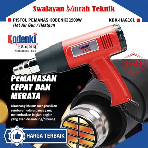 Jual Hotgun KODENKI HAG101 Hot Gun Pistol Pemanas Heatgun Hot Air Gun