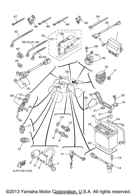 2001 Yamaha Raptor 660 Wiring Schematic