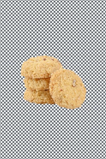 Biscoitos Psd Biscoitos Crocantes Isolados Em Fundo Transparente Psd