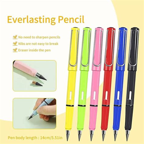multicolor polymer replaceable inkless pencil  writing  rs