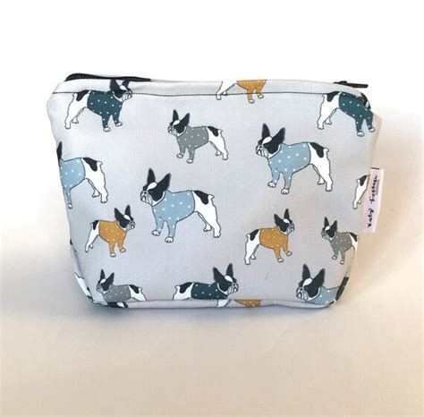 French Bulldog Cosmetic Bag Dog Design Make Up Bag Frenchie