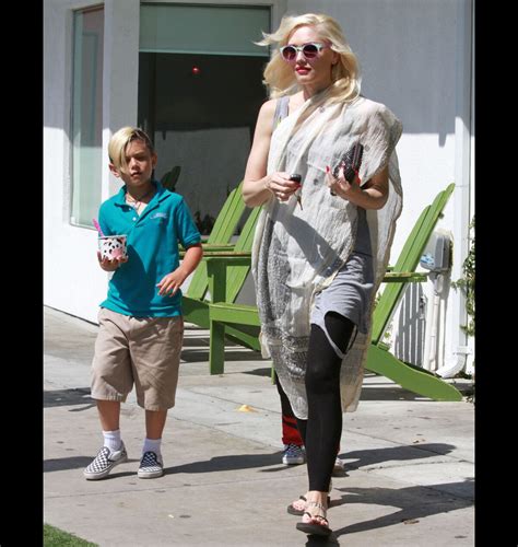 Photo Gwen Stefani et Kingston à Los Angeles le 30 mai 2013