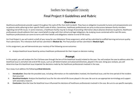 Solution Ihp Final Project Ii Guidelines And Rubric Studypool