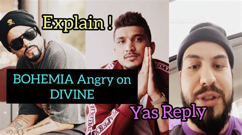 Bohemia Angry Reply To Divine Yas Yasir Khan Explain Story Kdm