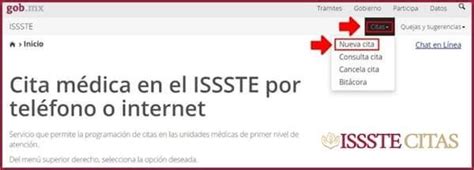 Issste Cita M Dica Agendar Citas Tel Fono O Internet