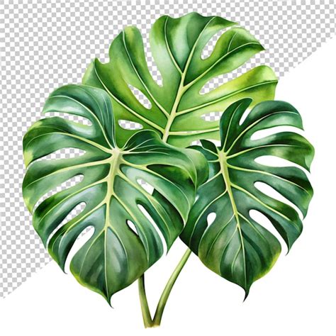 Premium Psd Monstera Deliciosa On Transparent Background