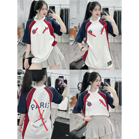 Áo thun PARI phối VIỀN MÍ chất thun in siêu mát siêu hot siêu đẹp Haiphuc Shopee Việt Nam