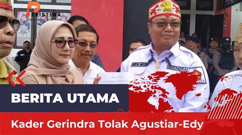 Kader Gerindra Kalteng Tolak Agustiar Edy Sebagai Cagub Cawagub Youtube