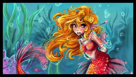 Pink Mermaid by sharkie19 on deviantART